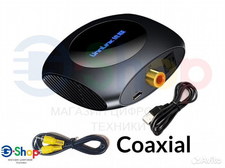 Конвертер аудиосигнала Unnlink S/pdif на RCA