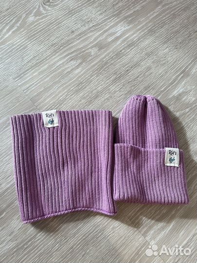 Шапка и снуд для девочки