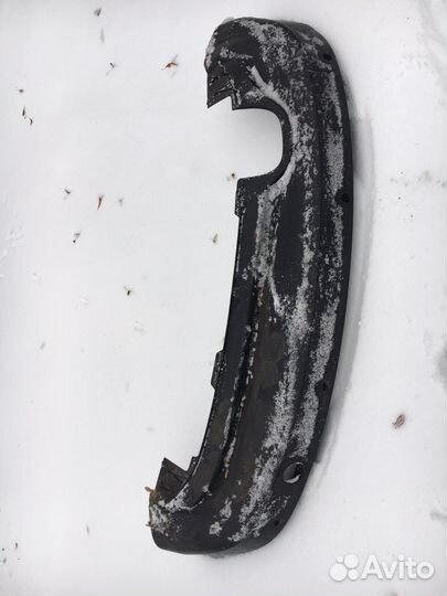 Юбка заднего бампера тигуан 1 рестайлинг