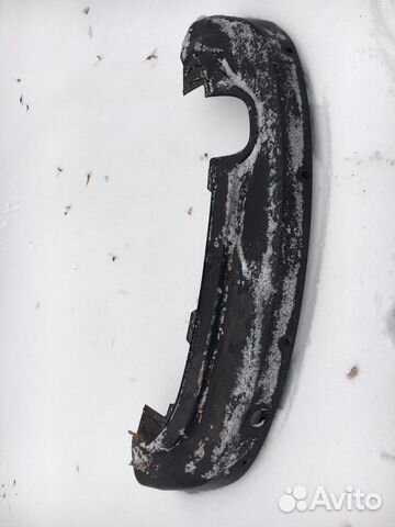 Юбка заднего бампера тигуан 1 рестайлинг