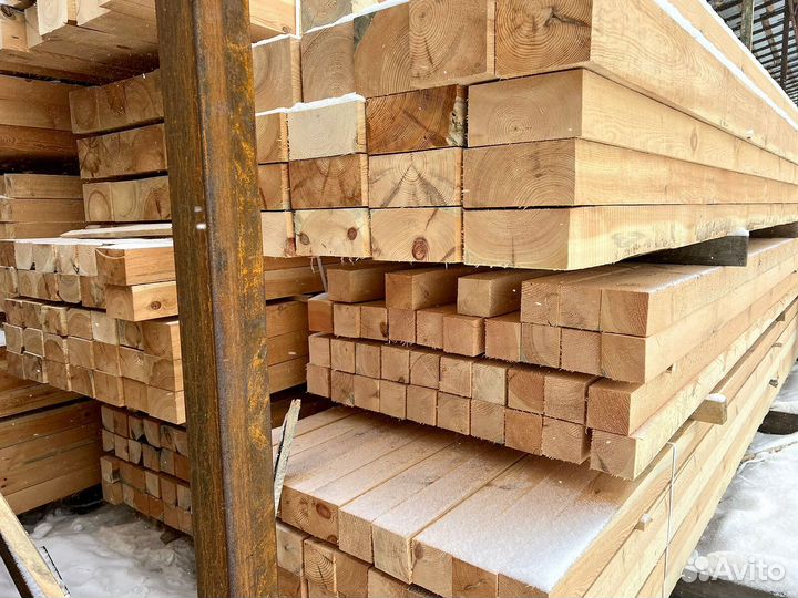 Доска обрезная 50х100х6000мм от производителя