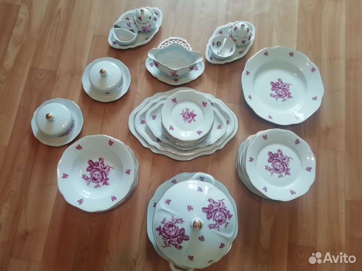 Набор столовой посуды Чехословакия Bogemia