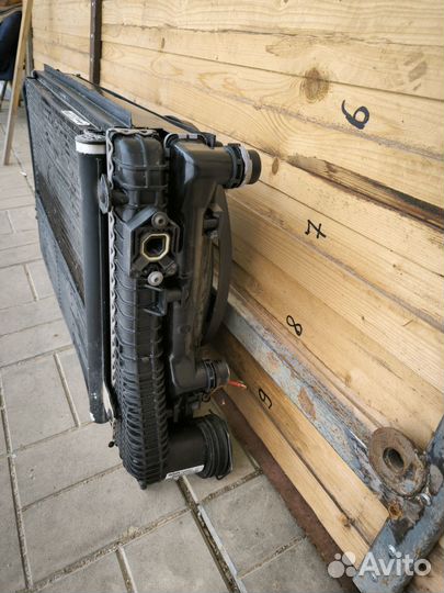 Касета радиатора шкода октавия а5. 1.8 tsi