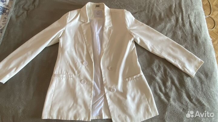 Пиджак летний белый house хауз размер 48