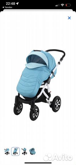Продам коляску Adamex Gloria 3 в 1, как новая