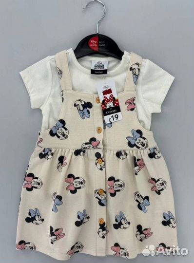 Сарафан для девочки минни маус