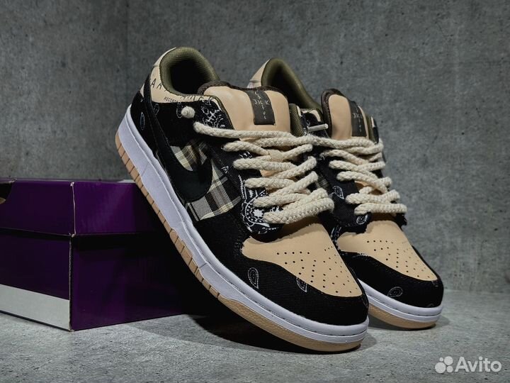 Кроссовки Nike Travis Scott x Dunk Low PRM SB QS