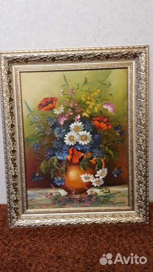 Картина маслом на холсте натюрморт