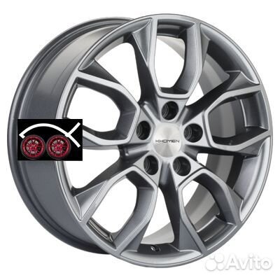 Khomen Wheels KHW1713 (Changan CS35 Plus) R17 7 5x110 ET46 CB63,3 Gray