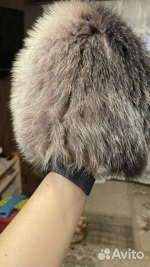 Шапка песцовая женская