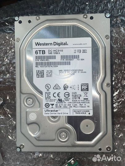 Жесткий диск Western digital purple 6tb