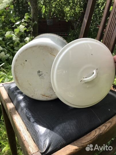 Бидон эмалированный СССР клеймо 65 год