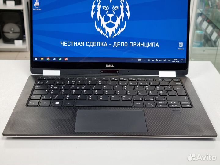 Ноутбук Dell XPS 9365/i7/8/256SSD/4K/Сенсорный