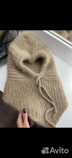 Капор из итальянской ангоры