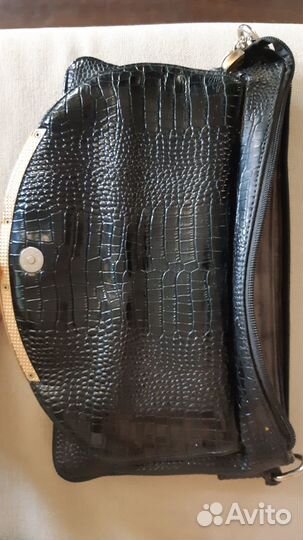 Сумка клатч натуральная кожа