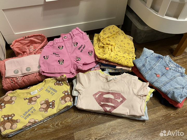 Пакет вещей на девочку 98 104