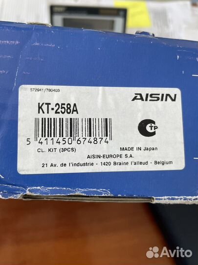 Комплект сцепления на Toyota aisin KT-258А