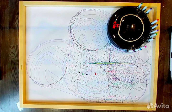 Картина роботом пылесосом