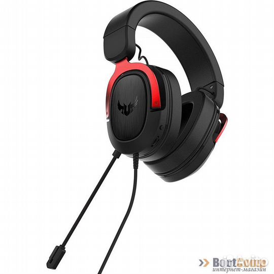 Гарнитура asus TUF Gaming H3 чёрно-красные 90YH02A