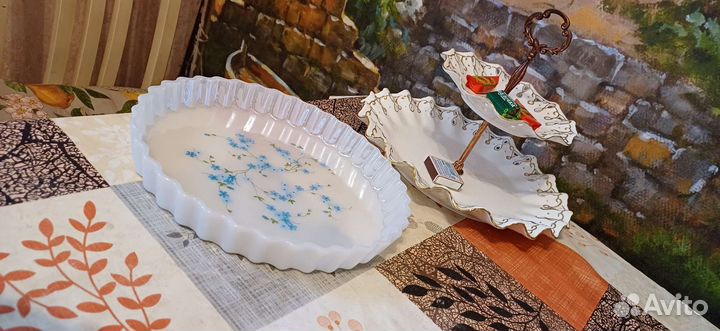 Сырные доски. Емкости для торта. Конфетница