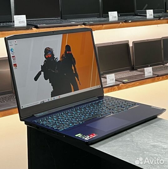 Игровой Lenovo Ryzen 5 4600H/ GTX 1650/ 8GB/ SSD