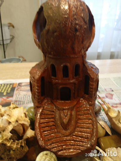 Грот замок для аквариума