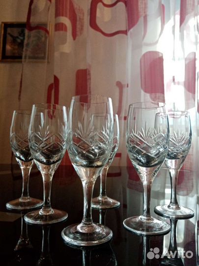 Рюмочки хрустальные СССР 1970год