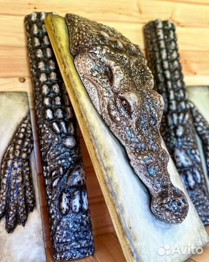 Модульная картина Крокодил