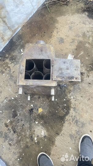 Печь и палатка