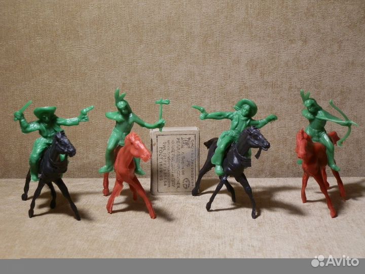 Солдатики индейцы ковбои OLiver Comansi Tim-Mee