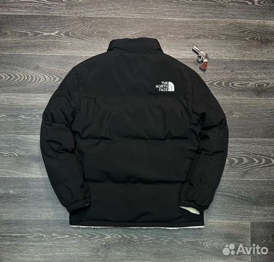 Куртка двухсторонняя The North Face унисекс барашк