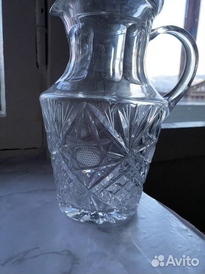 Хрусталь ссср: графин, кувшин