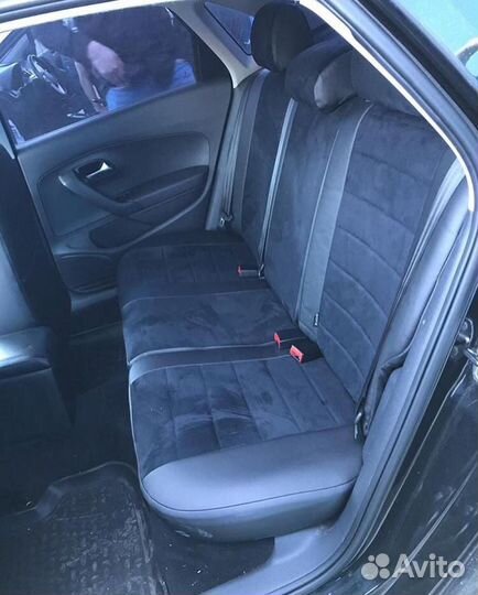 Чехлы Алькантара на Volkswagen Polo от Автопилот