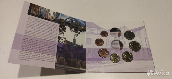 Различные монеты евро