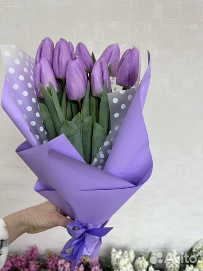 Тюльпаны и гиацинты к 8 марта