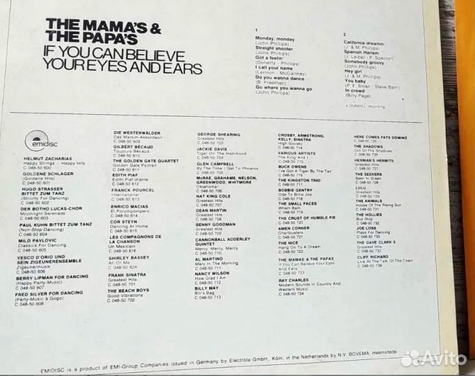 The Mamas & The Papas - If You Can Believe Your Ey