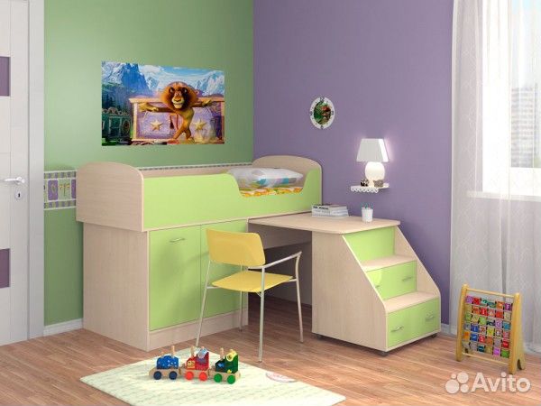 Детская кровать чердак