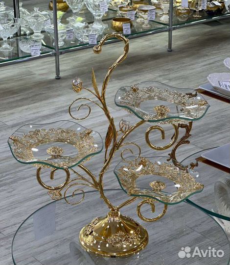 Ваза горка этажерка фруктовница конфетница