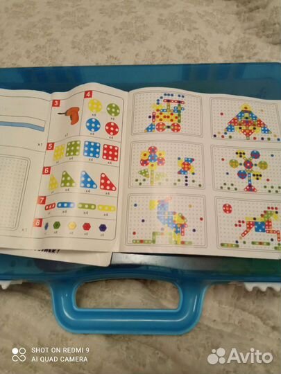 Детский конструктор с шуроповертом и отверткой