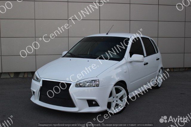 Бампер LADA Калина бампер передний лекс робот