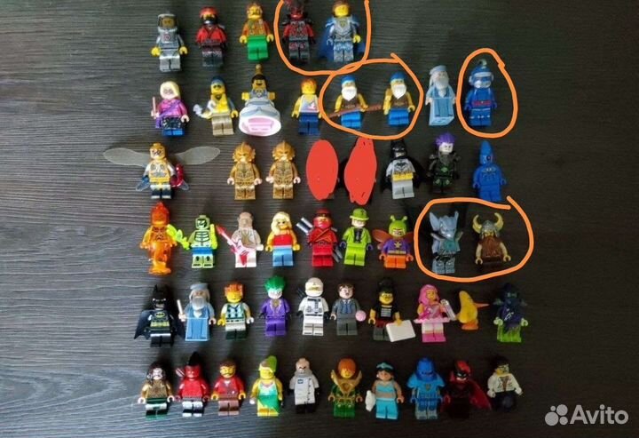 Лего фигурки (5 штук)