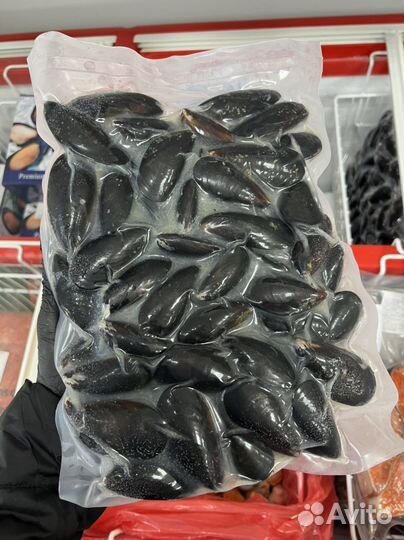 Мидии целые в раковине