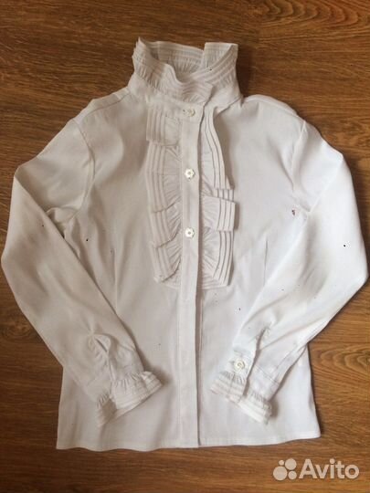 Блузка белая для девочек