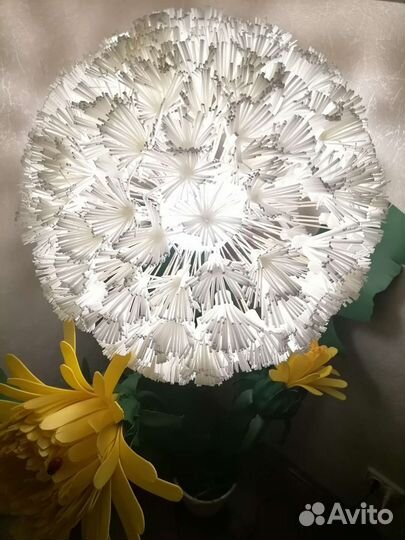 Торшер розы, пионы, одуванчики, ромашки, подарки