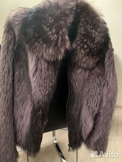 Шуба енотовая