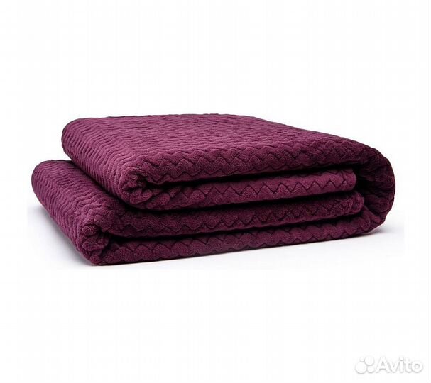 Плед GoodNight Велсофт 150х200, сливовый