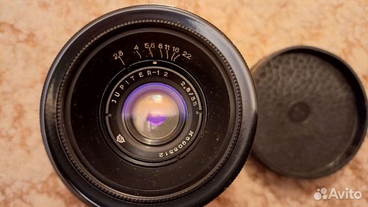 Комплект советских фотоаппаратов и объективов