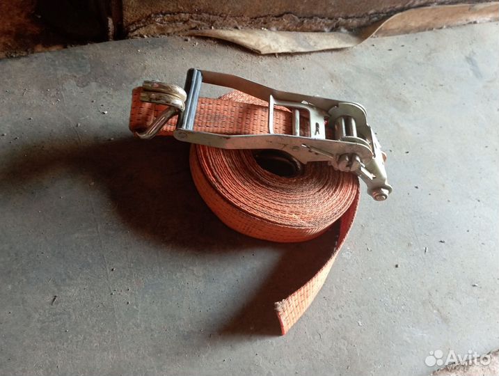 Ремни стяжной с трещеткой