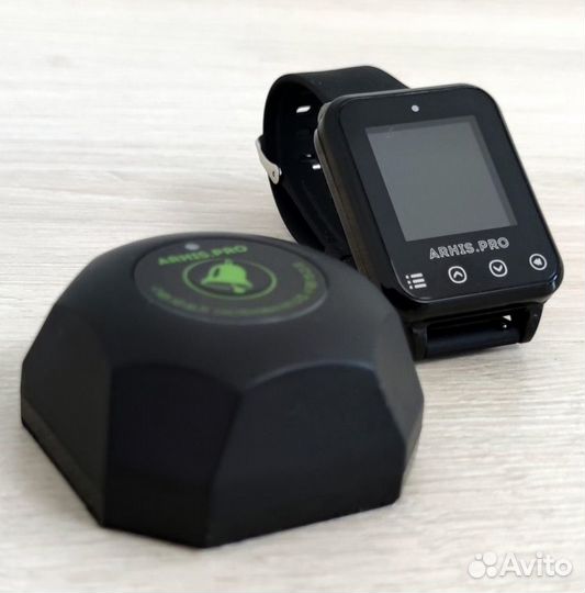 Кнопка вызова модель Бургер и пейджер на руку