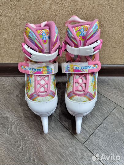 Коньки детские раздвижные